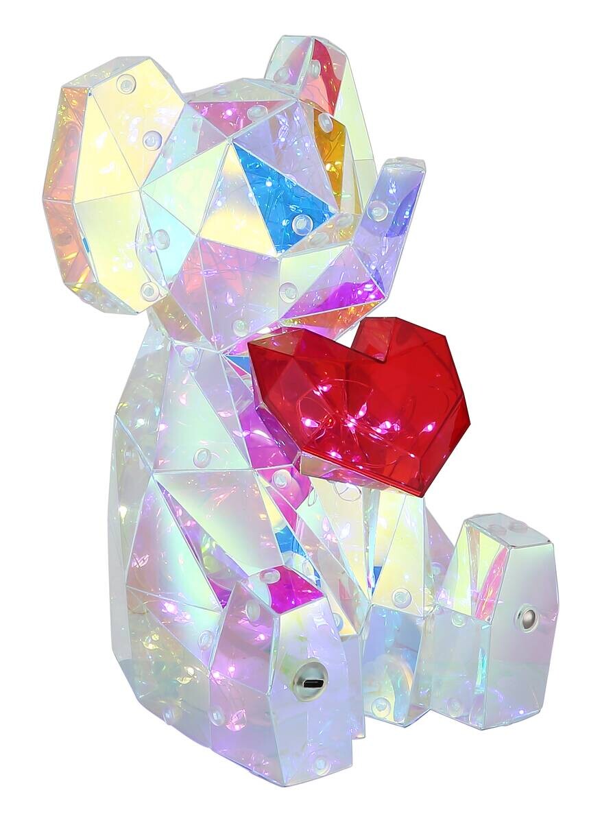 GLOBO LED-Dekoleuchte BRONDAR klar Kunststoff B/H/T: ca. 15x23x13 cm 1 Brennstellen