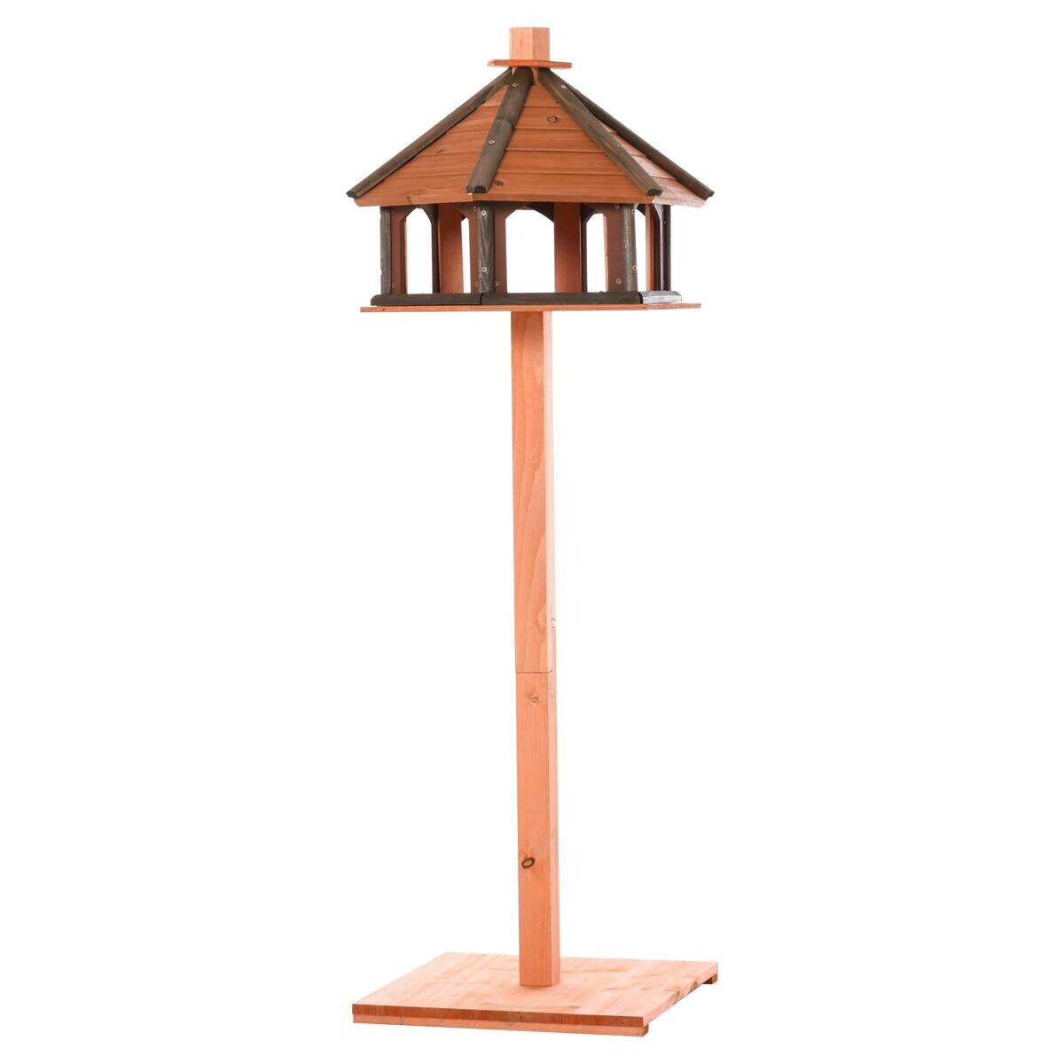PawHut Vogelhaus natur Holz B/H/L: ca. 52x130x52 cm