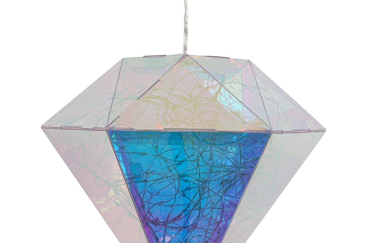 Nolo Dekoleuchte Diamant transparent B/H/L: ca. 20x20x20 cm