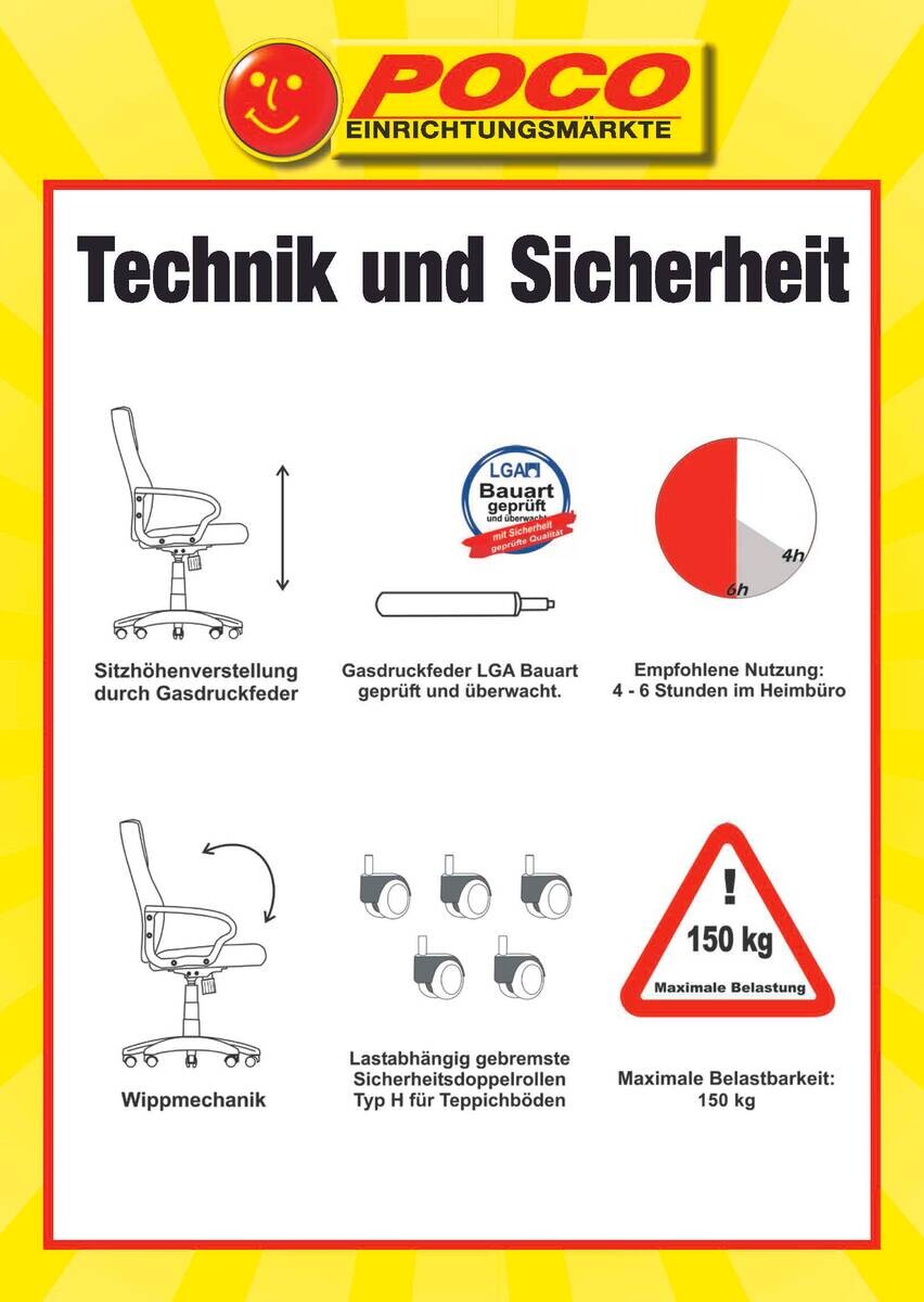 XXL-Chefsessel Leer braun