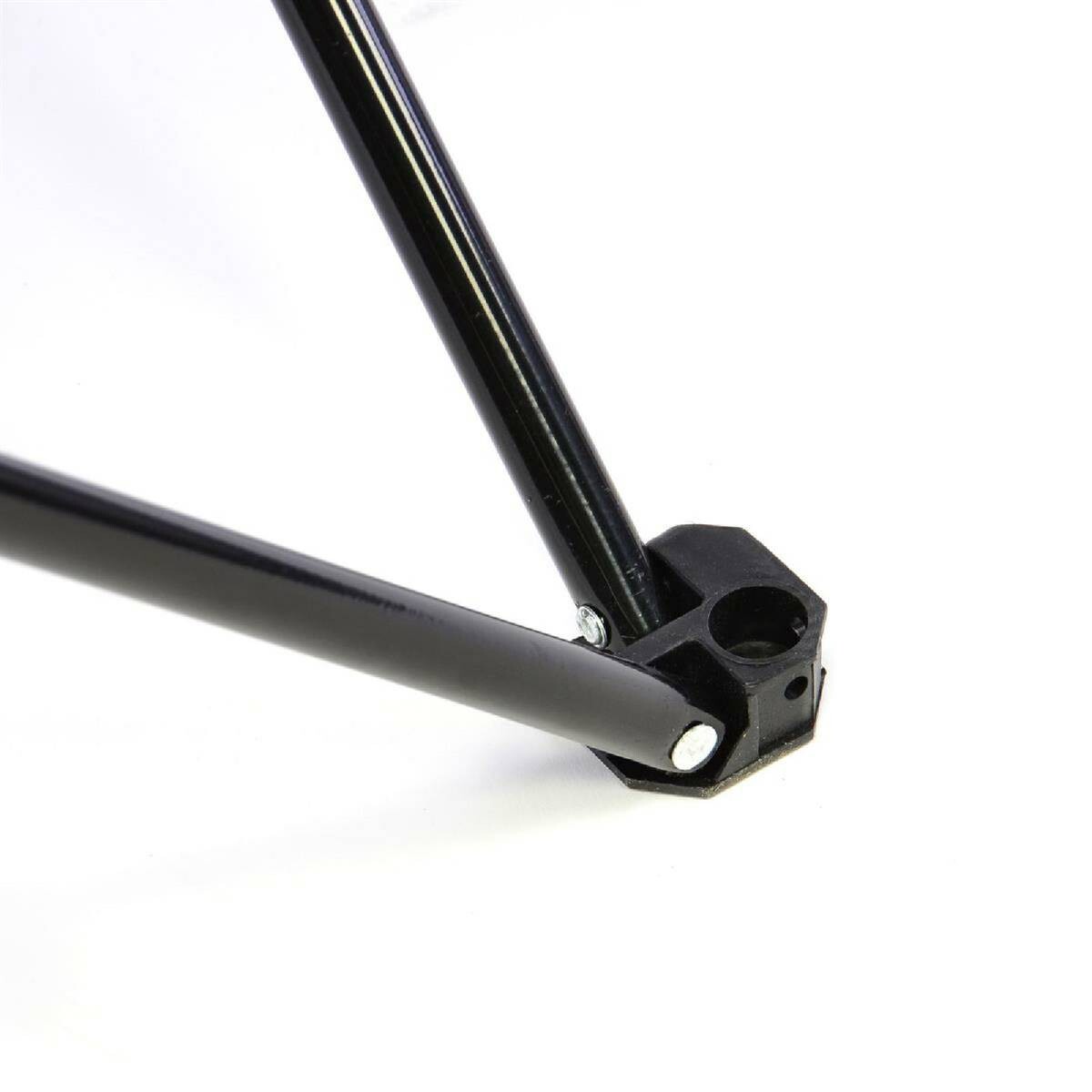 VCM Campingstuhl schwarz Polyester-Mischgewebe B/H/T: ca. 85x85x50 cm