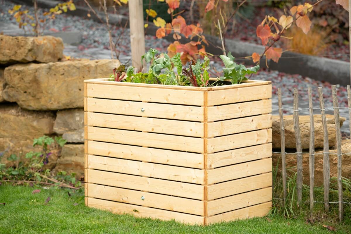 Westmann Hochbeet Fichte M natur Fichte B/H/L: ca. 70x90x110 cm