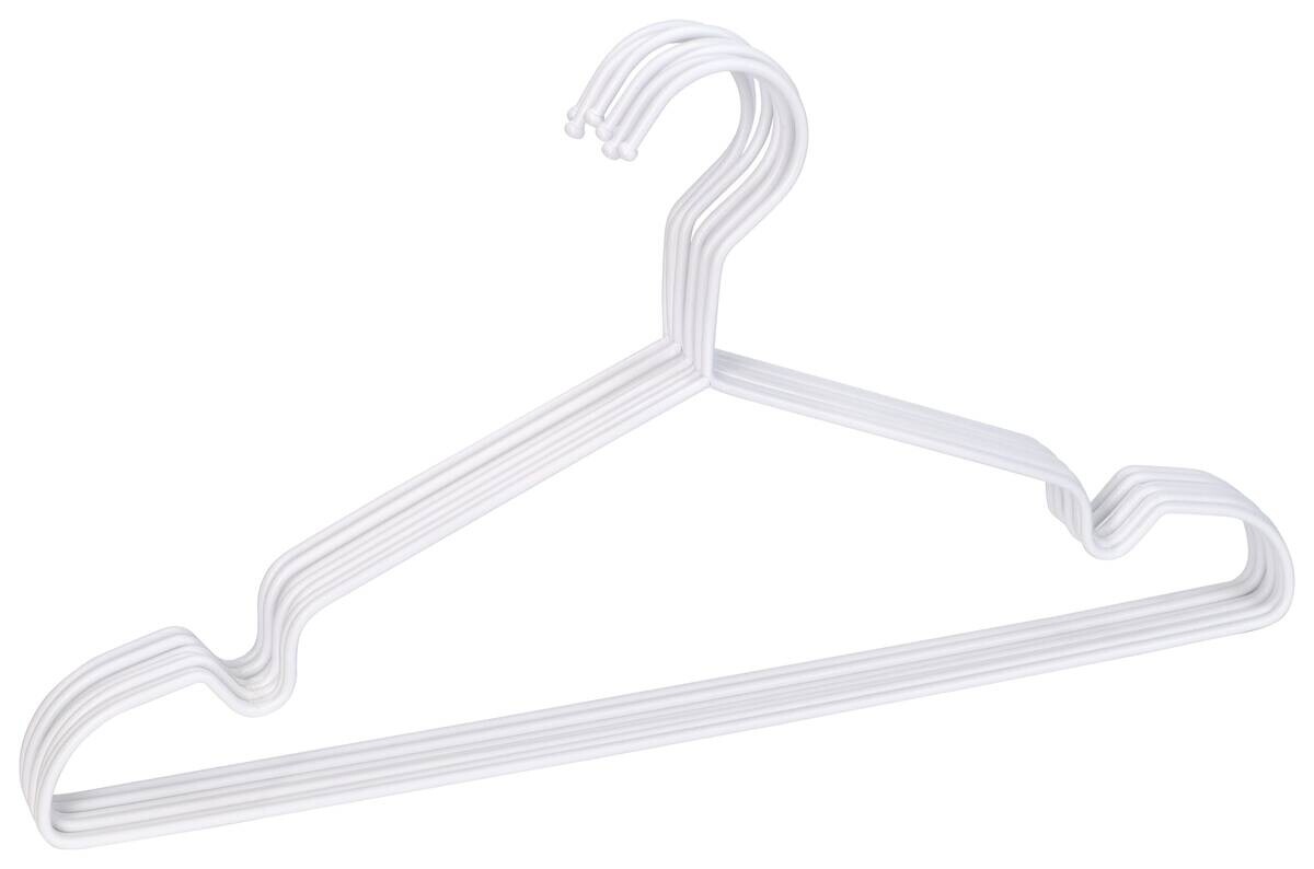 POCOline Kleiderbügel weiß Metall