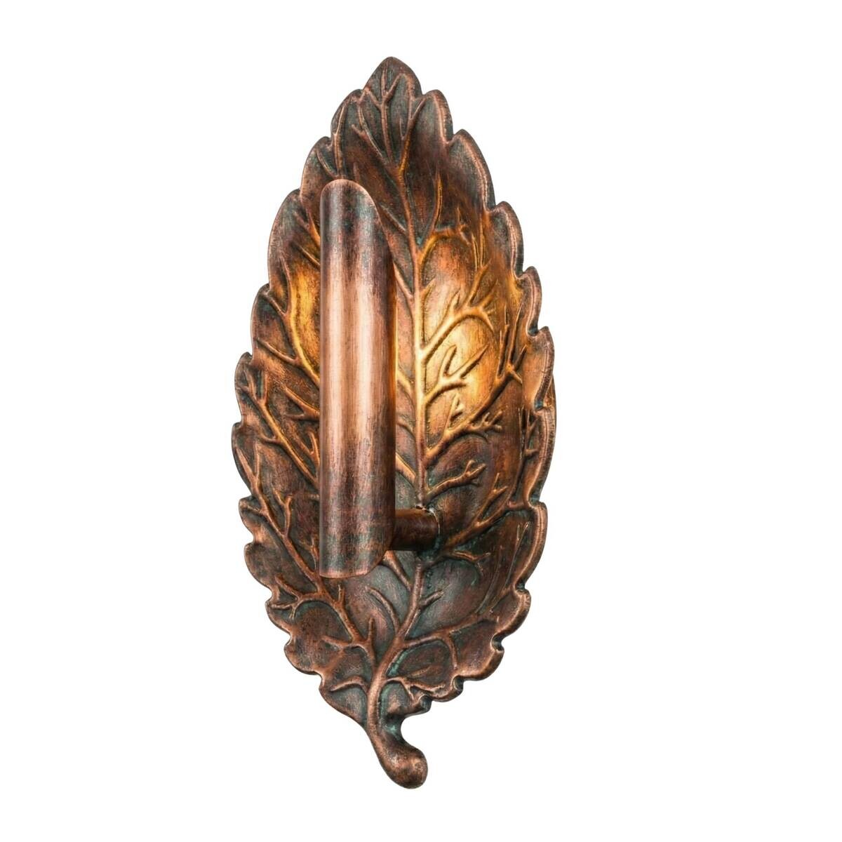 Opviq Wandleuchte Kupfer B/H/T: ca. 26x16x12 cm G9 1 Brennstellen