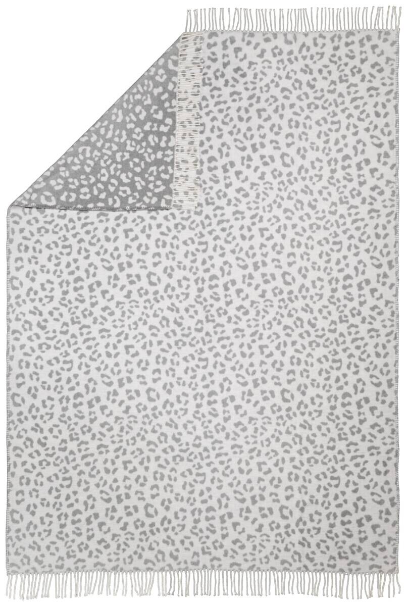 Wohndecke weiß Baumwolle B/L: ca. 150x200 cm