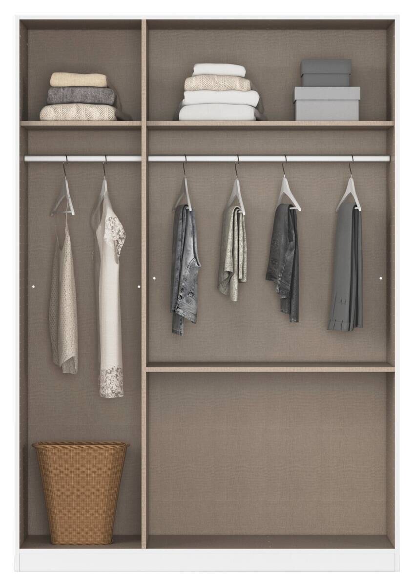 Kleiderschrank Joel Alpinweiß B/H/T: ca. 136x197x54 cm