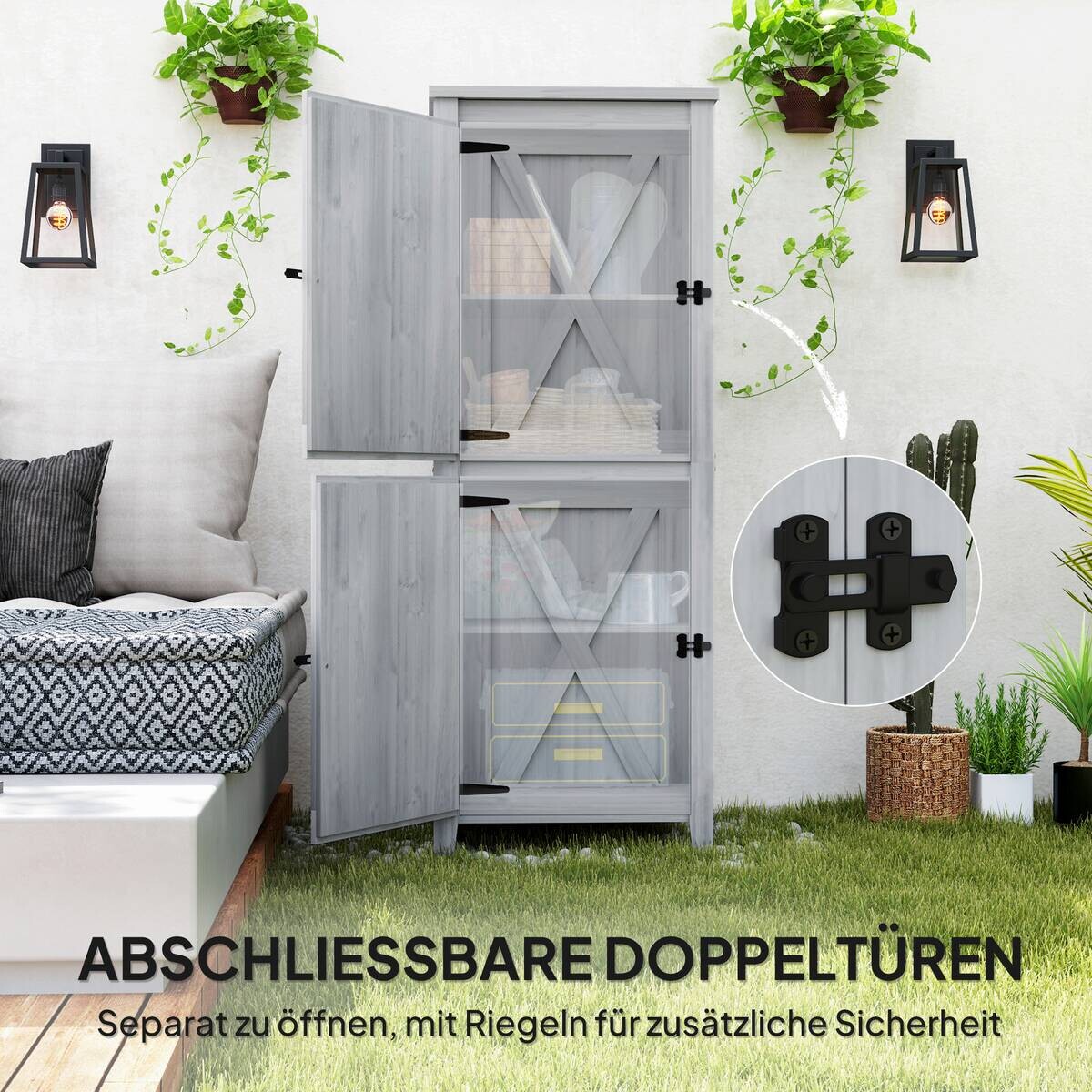 Outsunny Gartenschrank