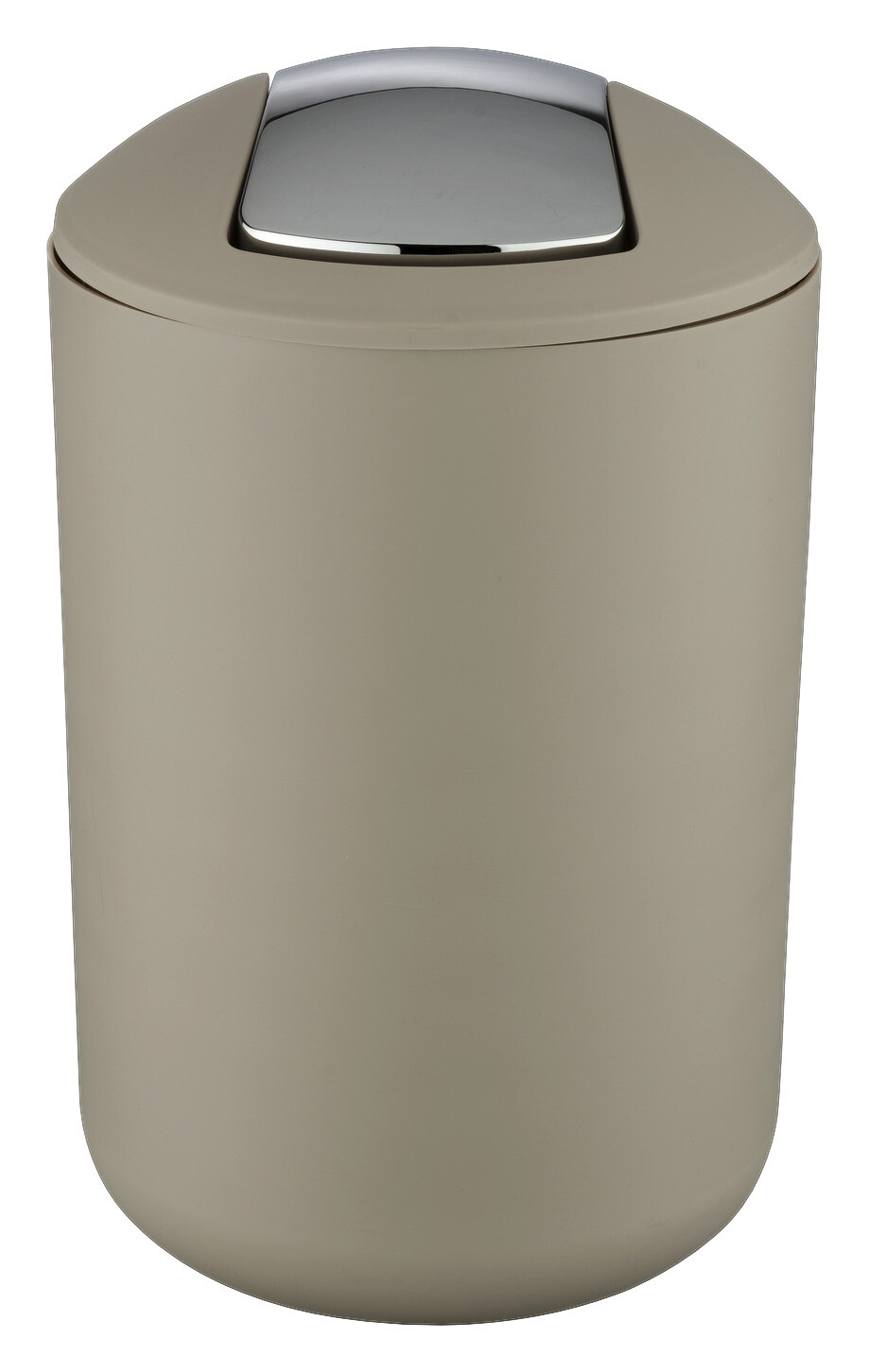 Schwingdeckeleimer taupe Kunststoff ca. 6 l