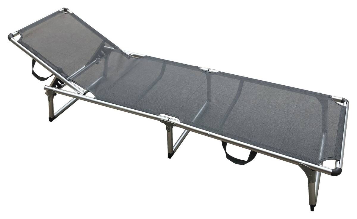 POCOline Sonnenliege silber Alu B/H/L: ca. 56x25x186 cm