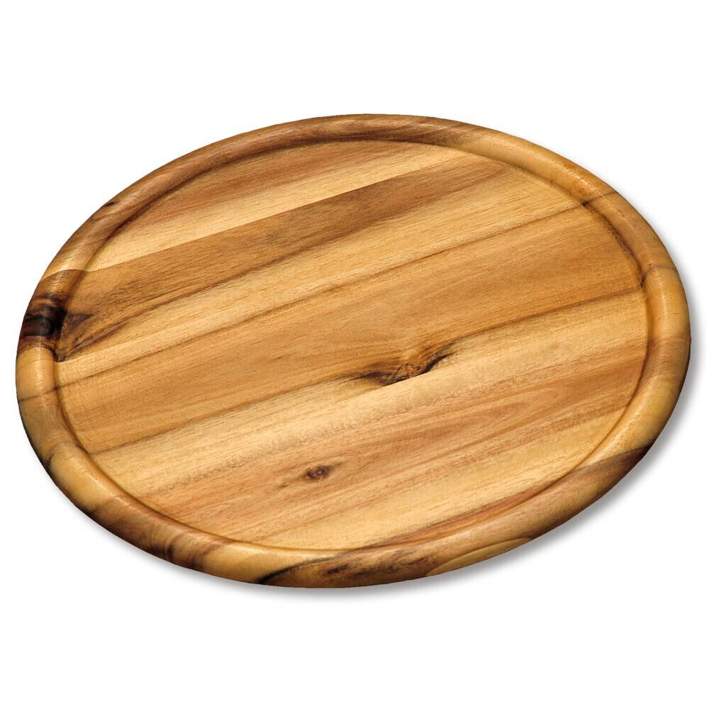 Kesper Pizzateller natur Akazie B/H/L: ca. 32x32x2 cm