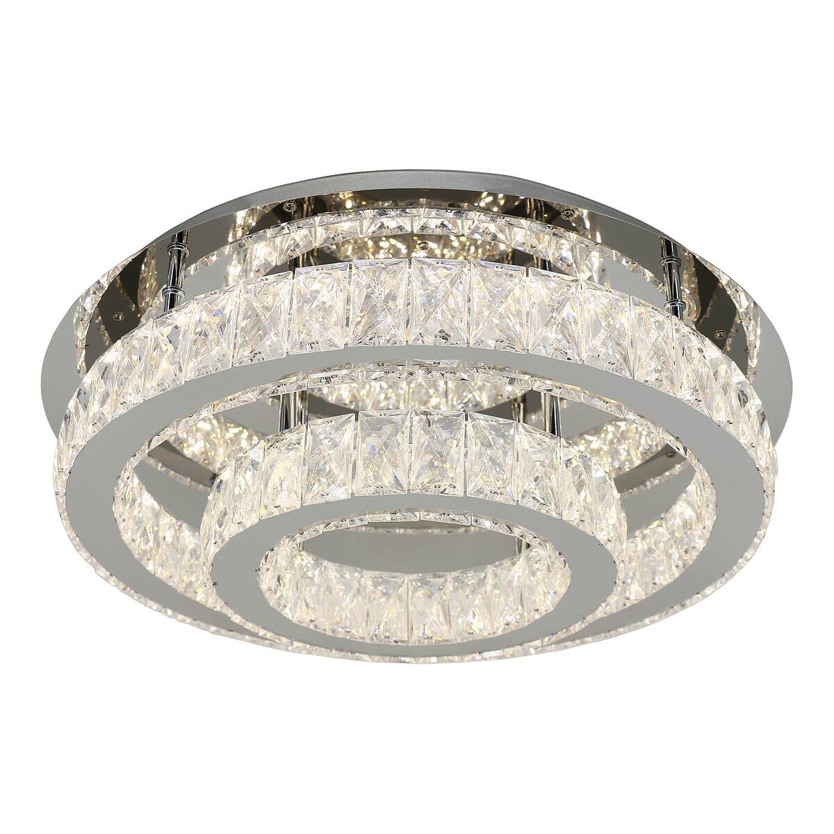POCOline LED-Deckenleuchte Hanna Metall B/H/L: ca. 50x15,5x50 cm