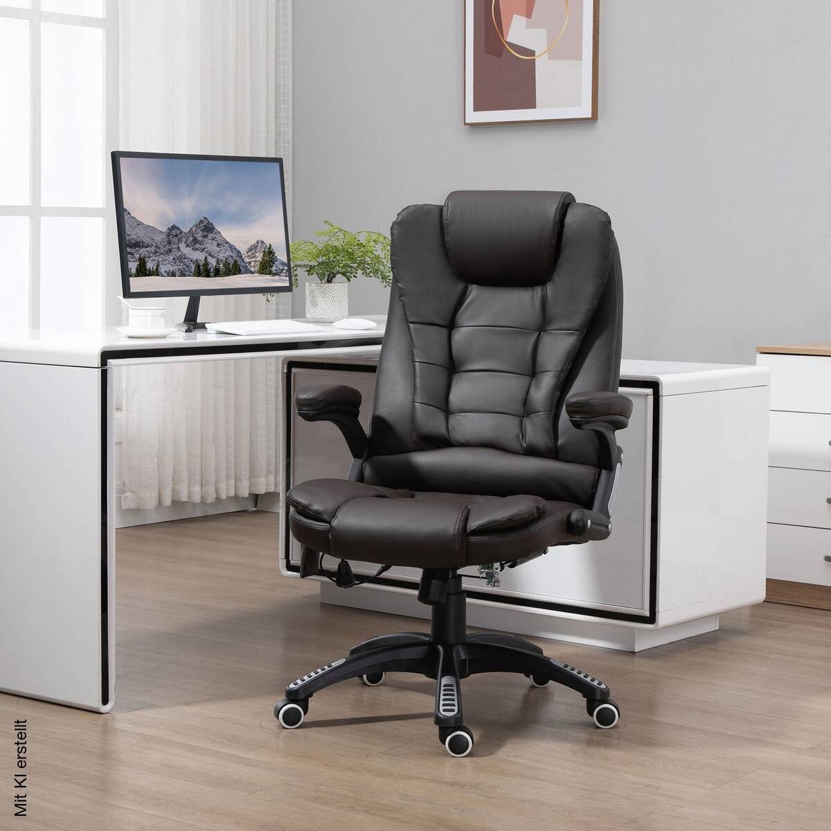 Chefsessel A2-0056 braun PVC Kunstleder