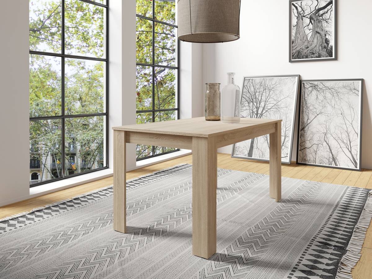 Tisch NEPAL Eiche Nachbildung B/H/T: ca. 140x75x80 cm