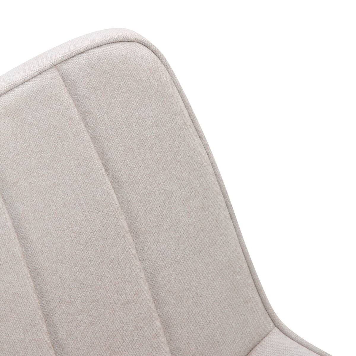 Stuhl KIM beige Webstoff B/H/T: ca. 45x87x58,5 cm