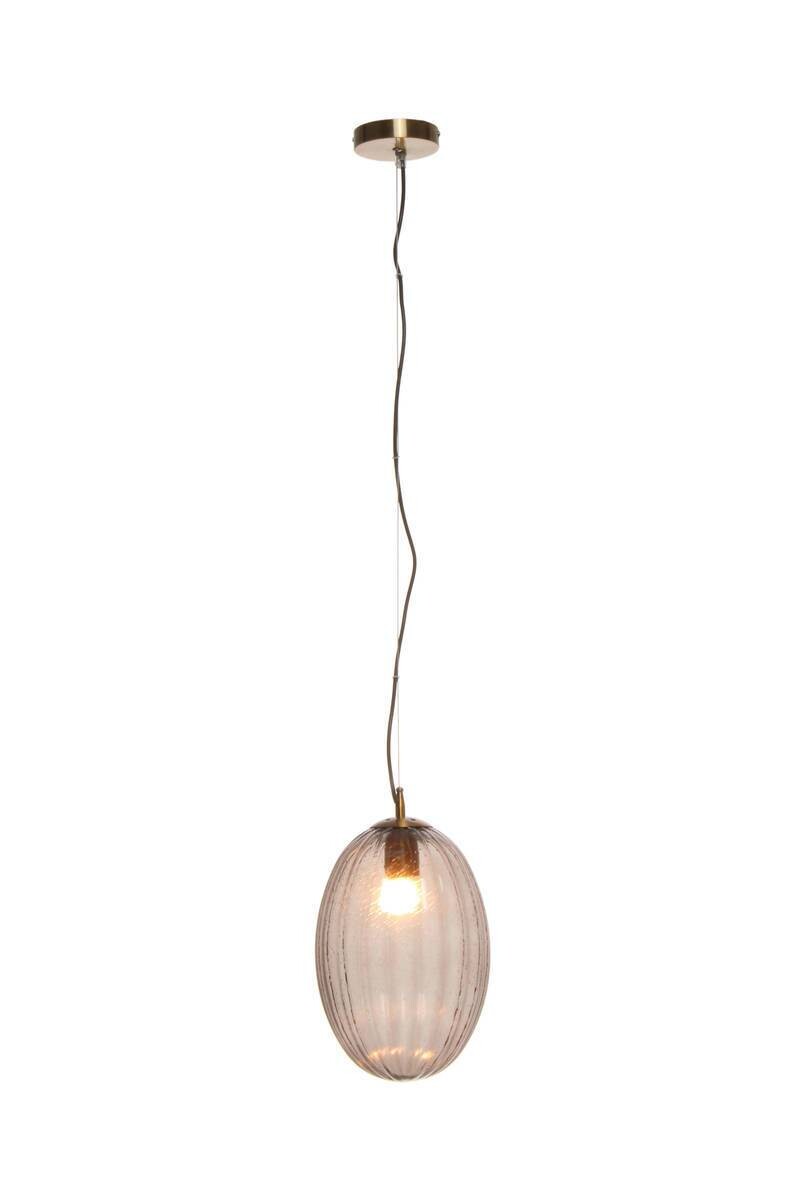 Kayoom Pendelleuchte Virgina 125 grau Glas Eisen B/H/L: ca. 23x36x23 cm E27 1 Brennstellen