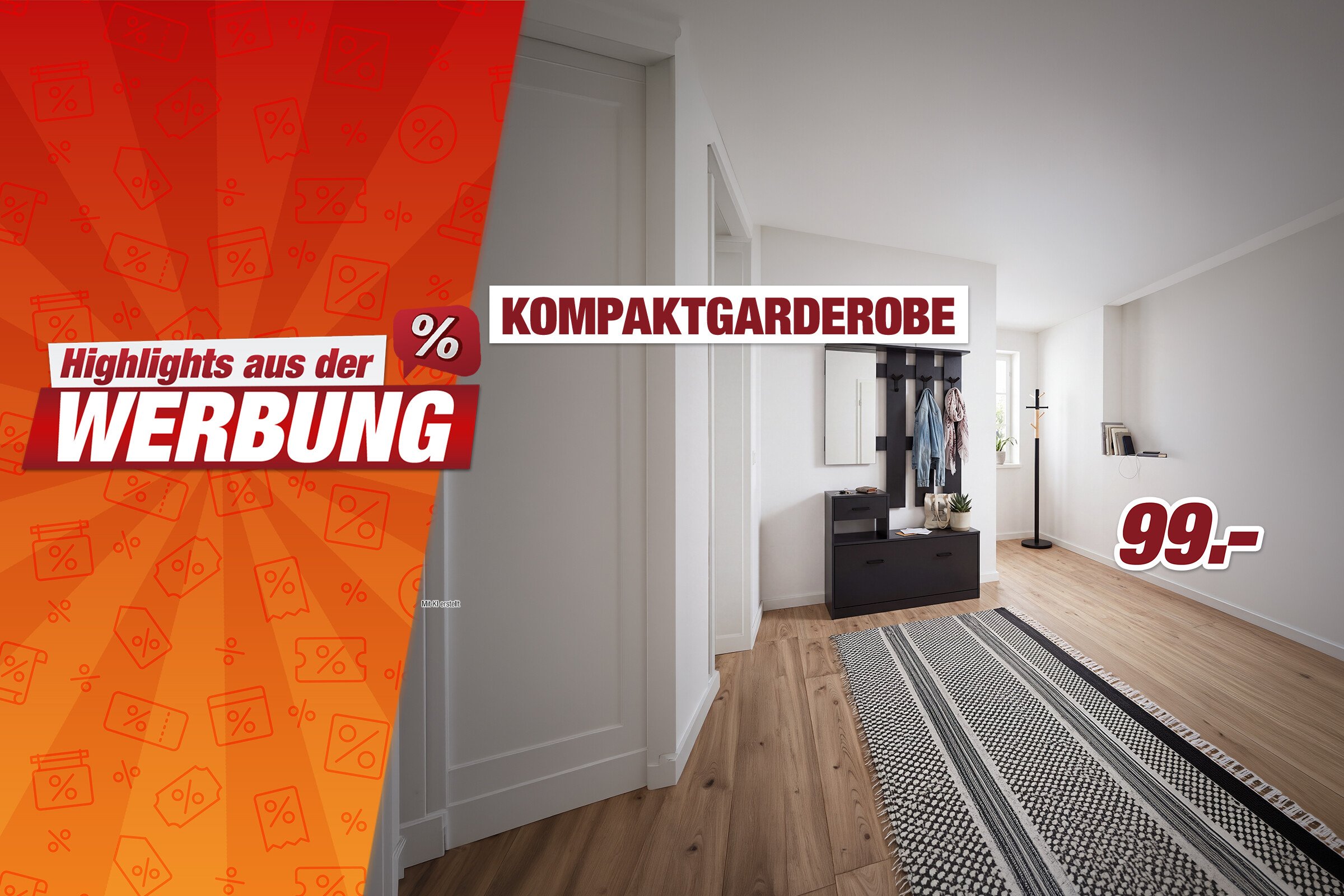 Unsere Werbe Highlights - Kompaktgarderobe