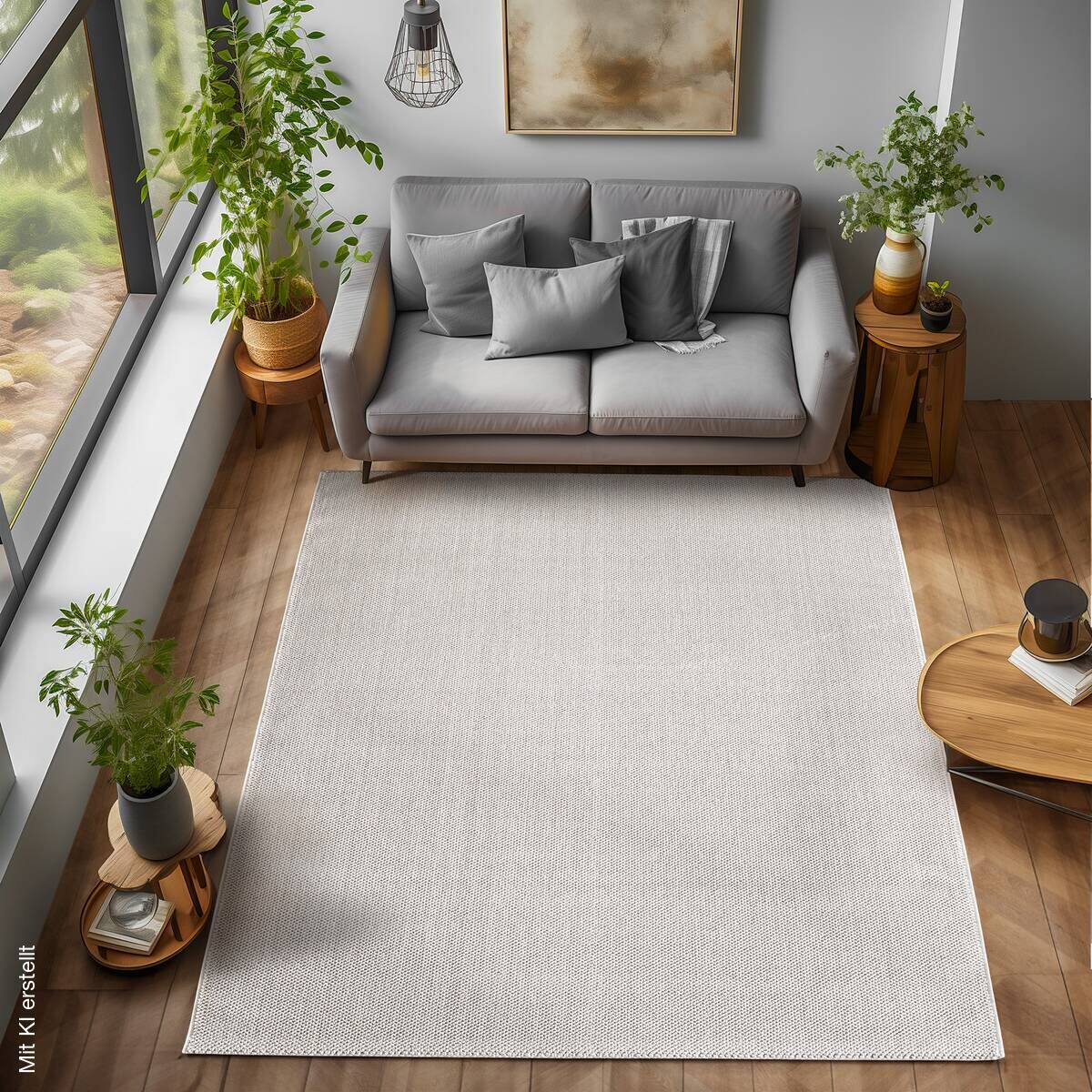Ayyildiz Teppich LOOM creme B/L: ca. 280x370 cm