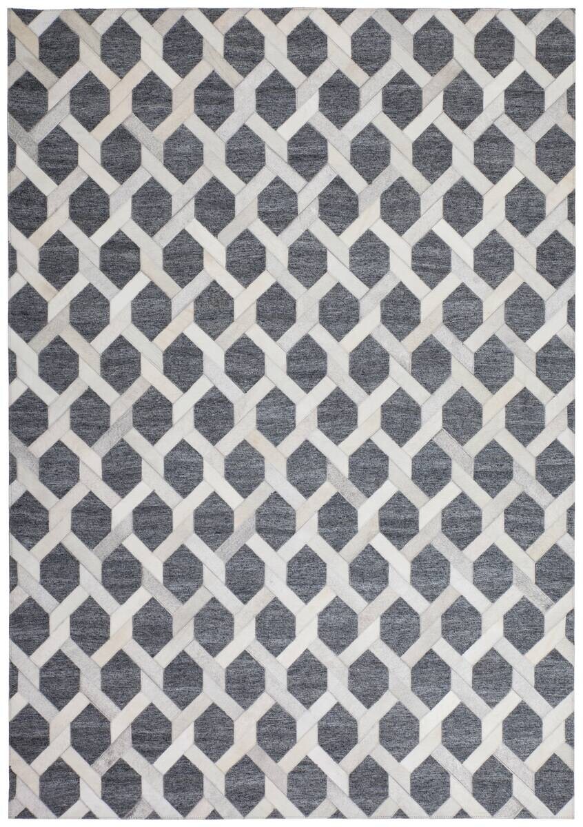 Kayoom Kurzflorteppich Chimera 125 grau B/L: ca. 160x230 cm