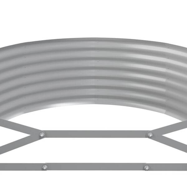 Hochbeet grau Stahl B/H/L: ca. 100x36x249 cm