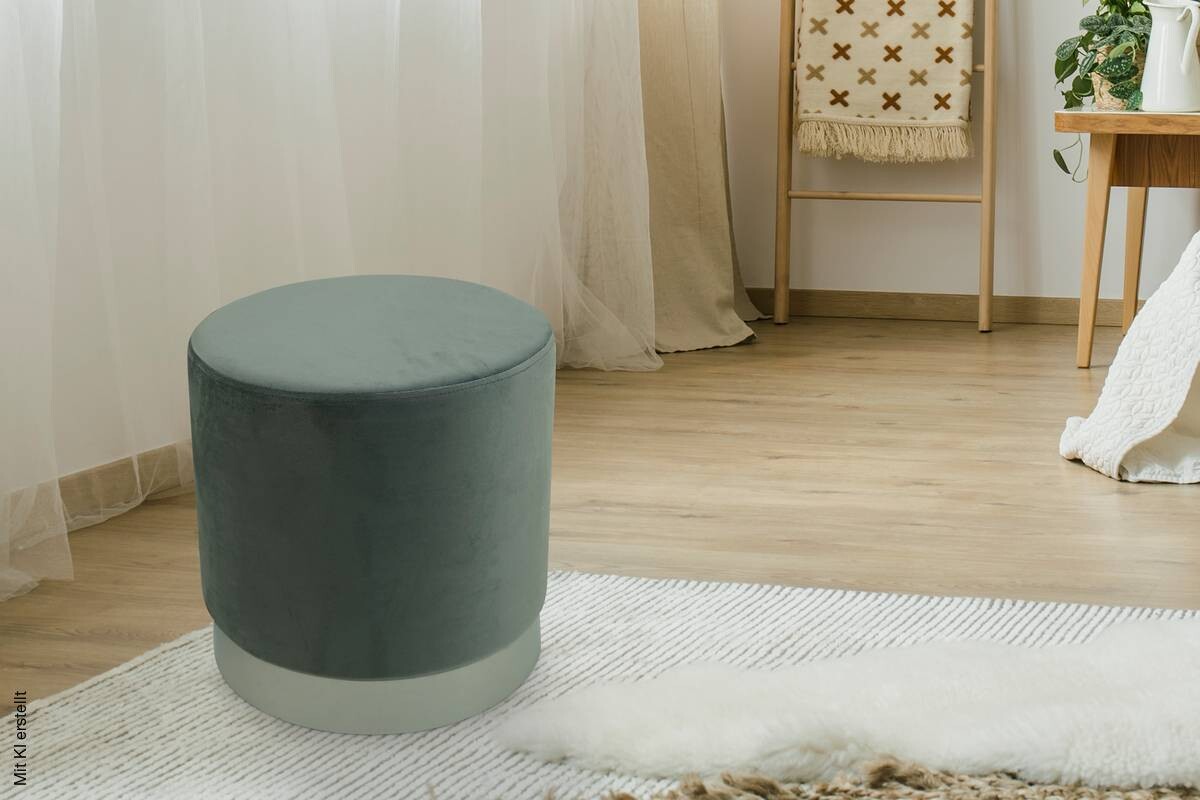 POCOline Sitzhocker grau