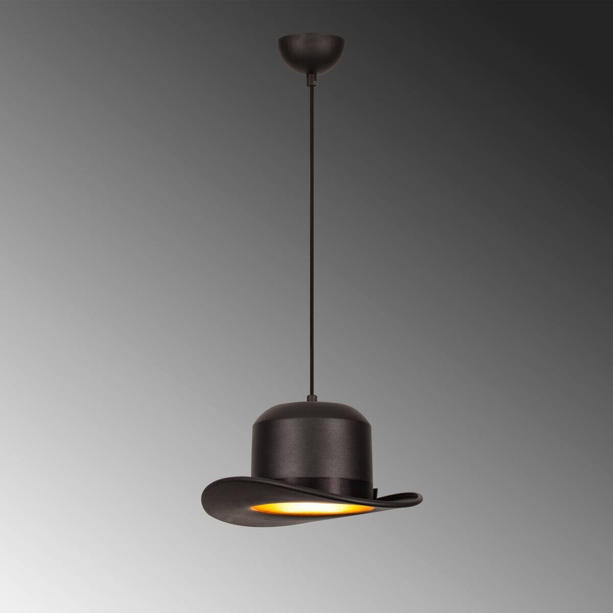 Opviq Pendelleuchte Sivani schwarz Metall B/H/T/L/D: ca. 30x114x30x30x30 cm E27 1 Brennstellen