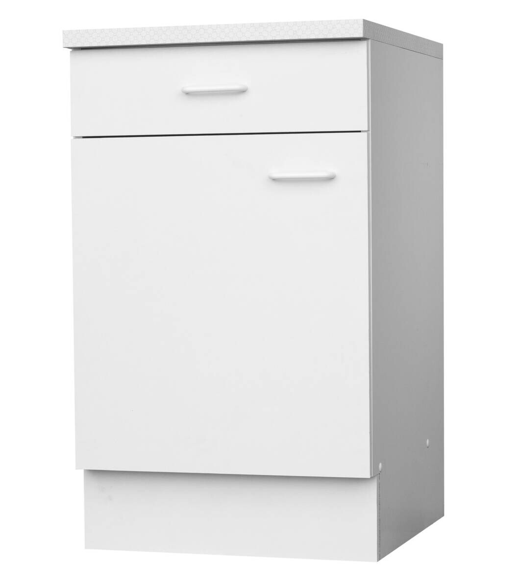 Unterschrank weiß matt B/H/T: ca. 60x85x60 cm