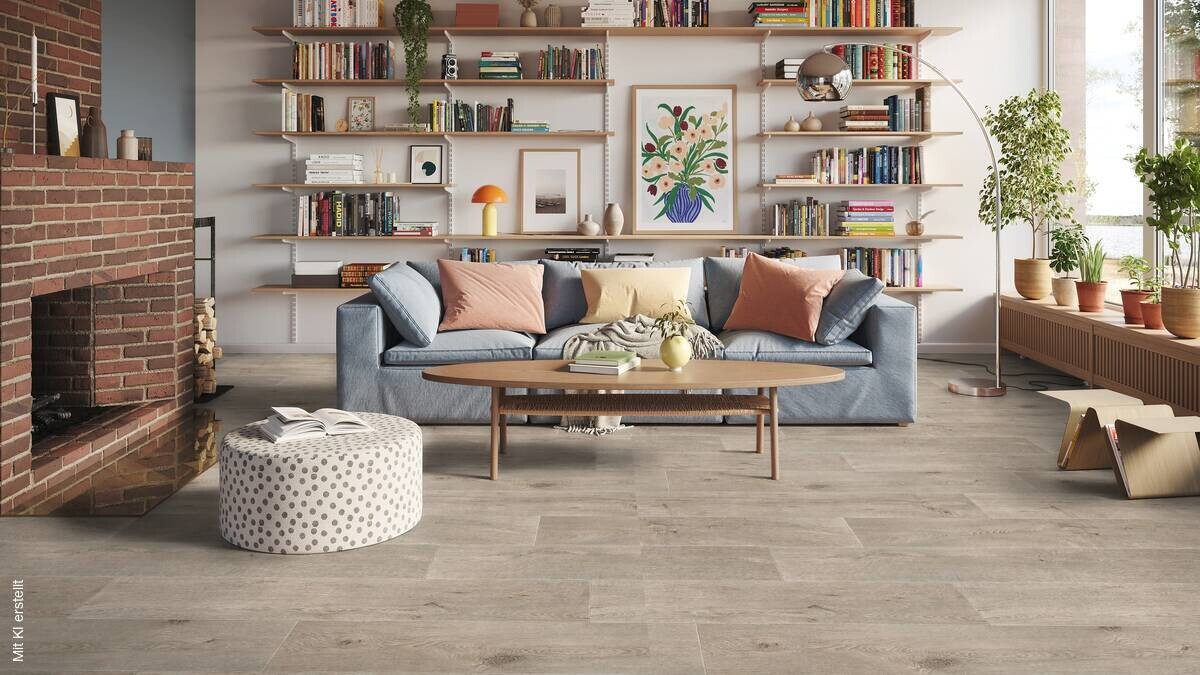 Vinylboden Iconik rustikal Eiche grau B: ca. 200 cm pro m²