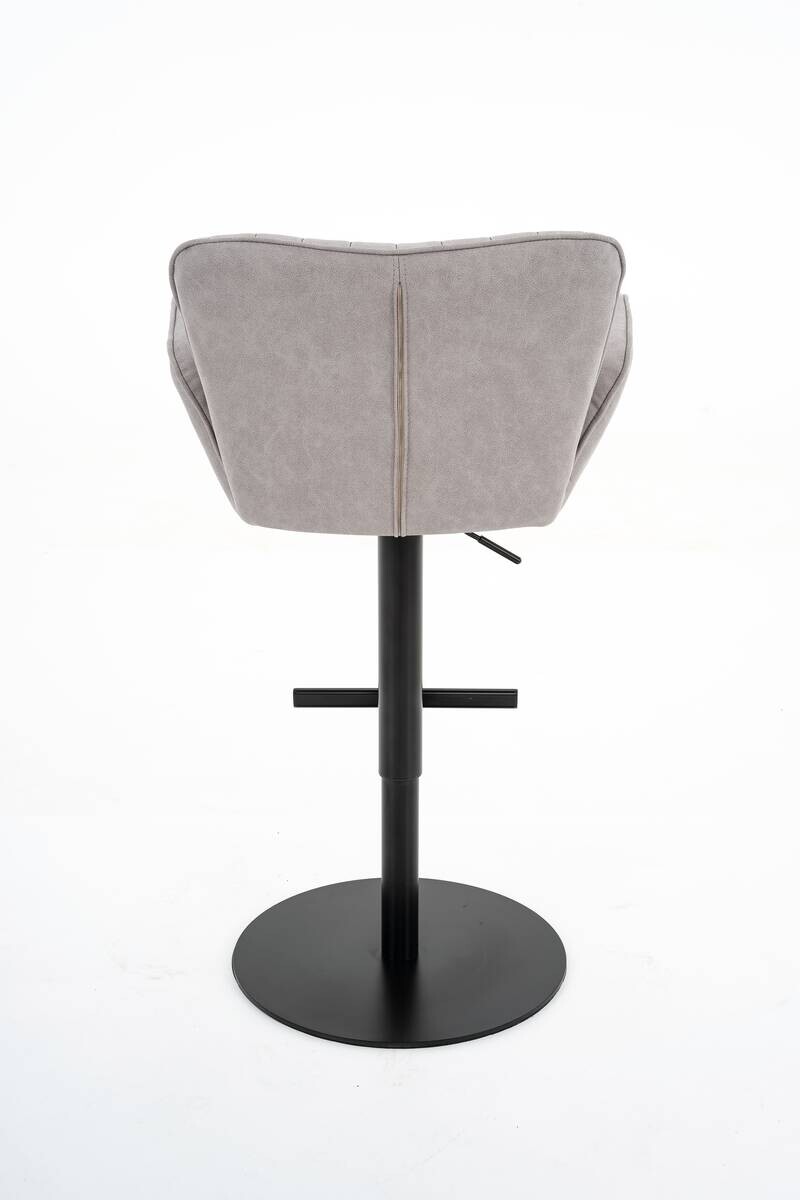 Barhocker FM hellgrau B/H/T: ca. 59x94,5x53 cm