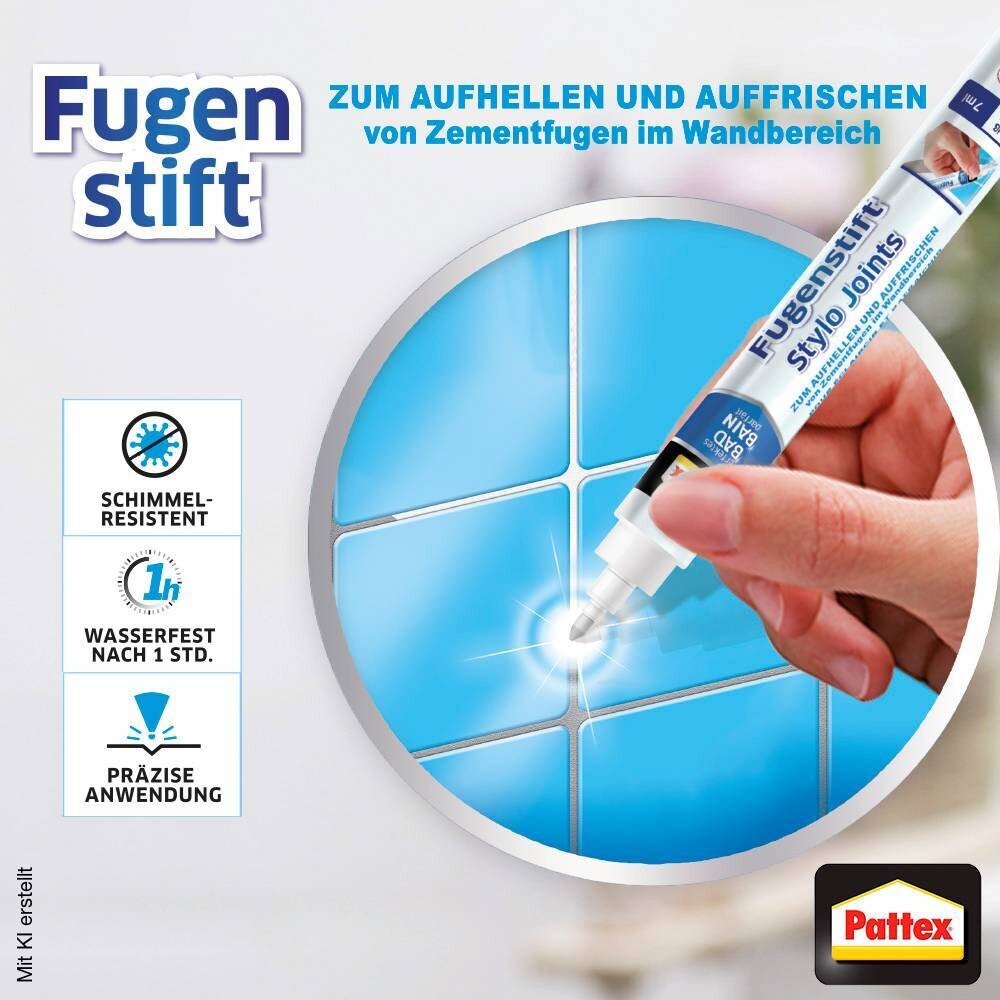 Pattex Fugenstift weiß ca. 0,007 l