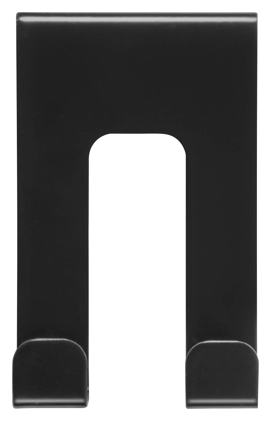 Türgarderobe Hook 2 anthrazit pulverbeschichtet Metall B/H/T: ca. 5,01x8x4,2 cm