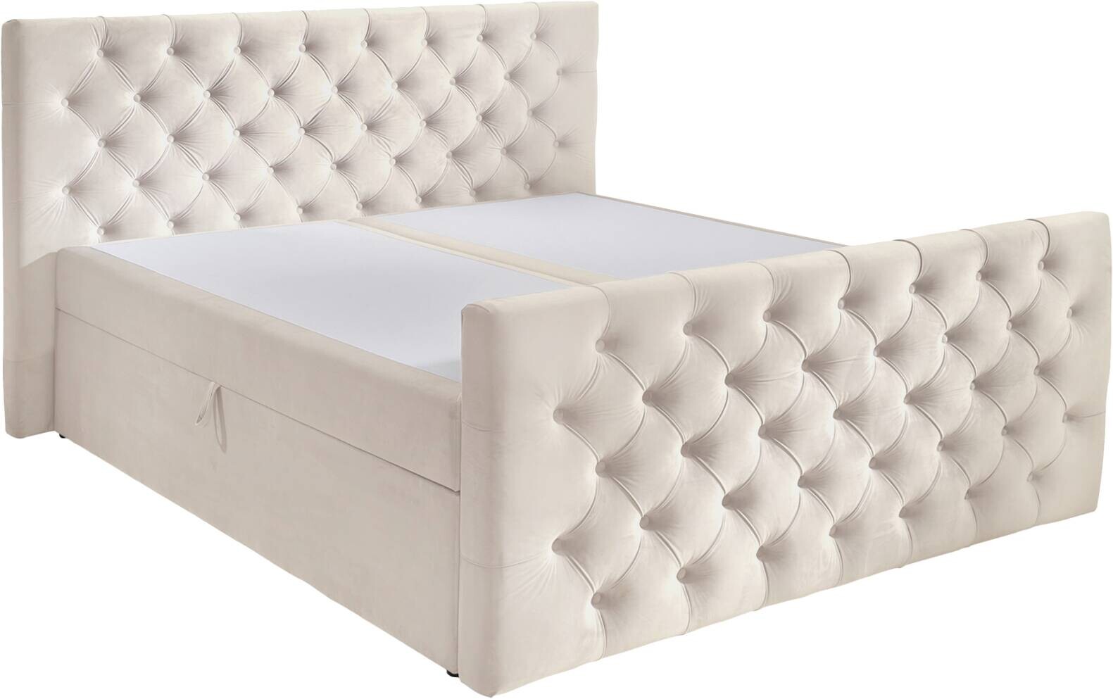 Boxbett Glow creme Liegefläche B/L: ca. 180x200 cm