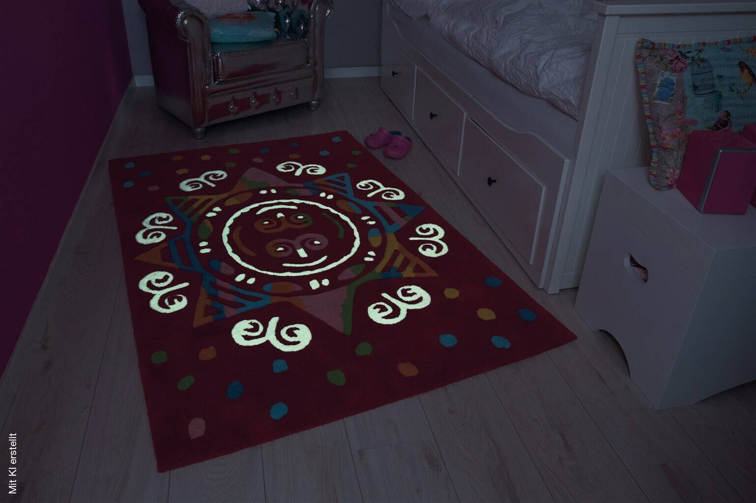 Arte Espina Kurzflorteppich Spirit Glowy 3145 rot B/L: ca. 110x160 cm