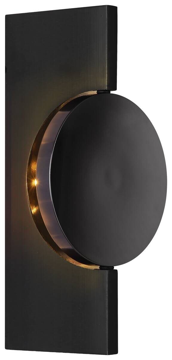 GLOBO LED-Wandleuchte schwarz Metall Aluminium B/H: ca. 10x20 cm 1 Brennstellen