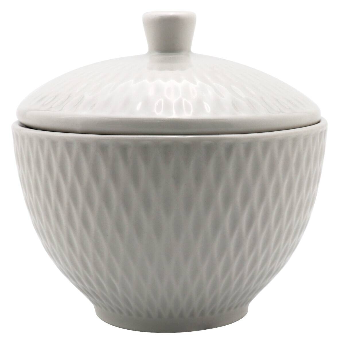 Zuckerdosierer weiß Porzellan B/H/L: ca. 8x12x12 cm