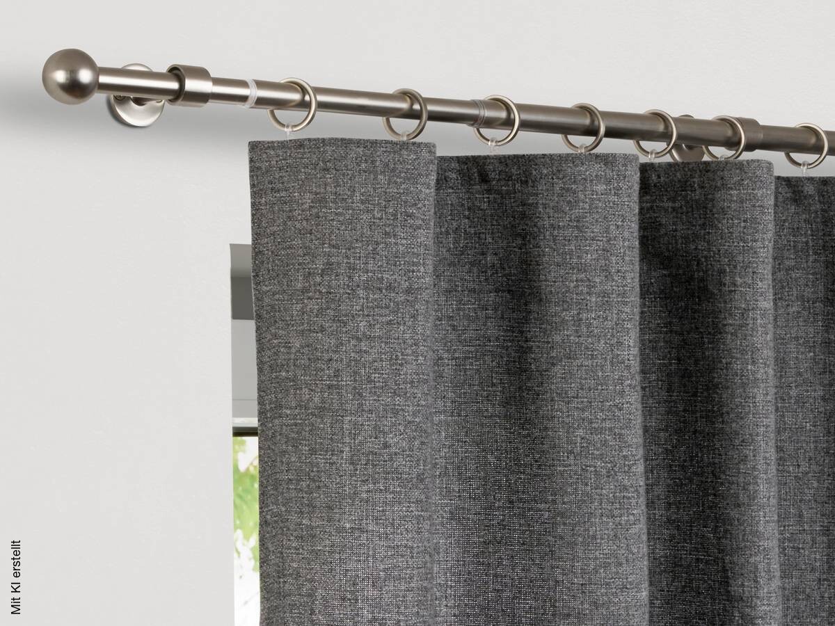 ondeco Stilgarnituren Edelstahloptik Metall ausziehbar von ca. 210 bis 400 cm 1.0 Läufe