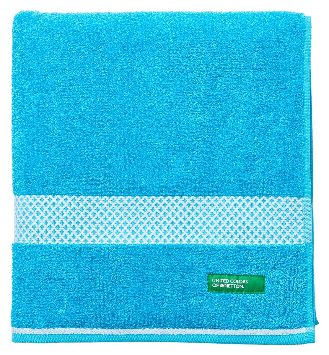 BENETTON Badetuch SUMMER blau 100% Baumwolle B/L: ca. 70x140 cm
