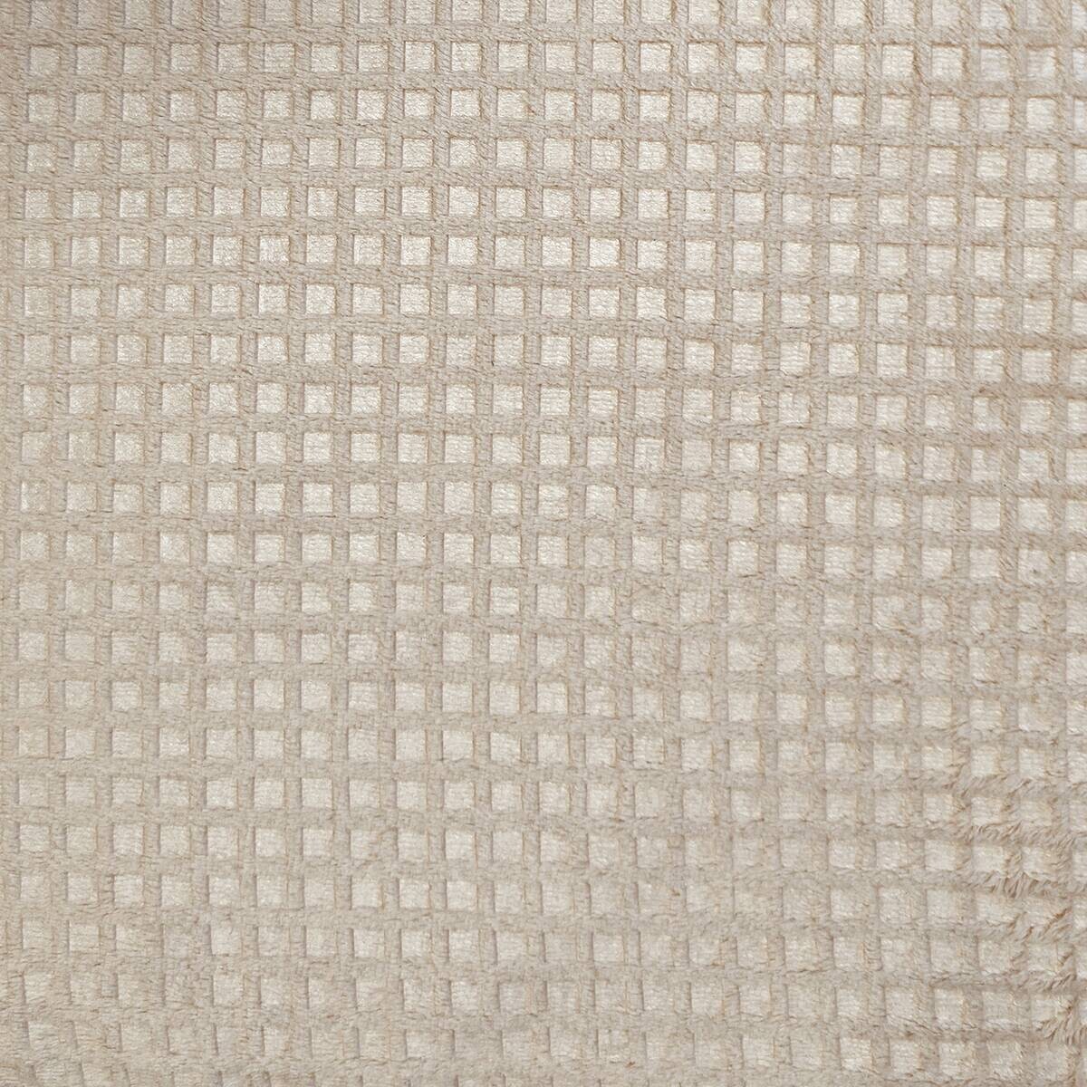 Wohndecke beige 100% Polyester B/L: ca. 180x210 cm