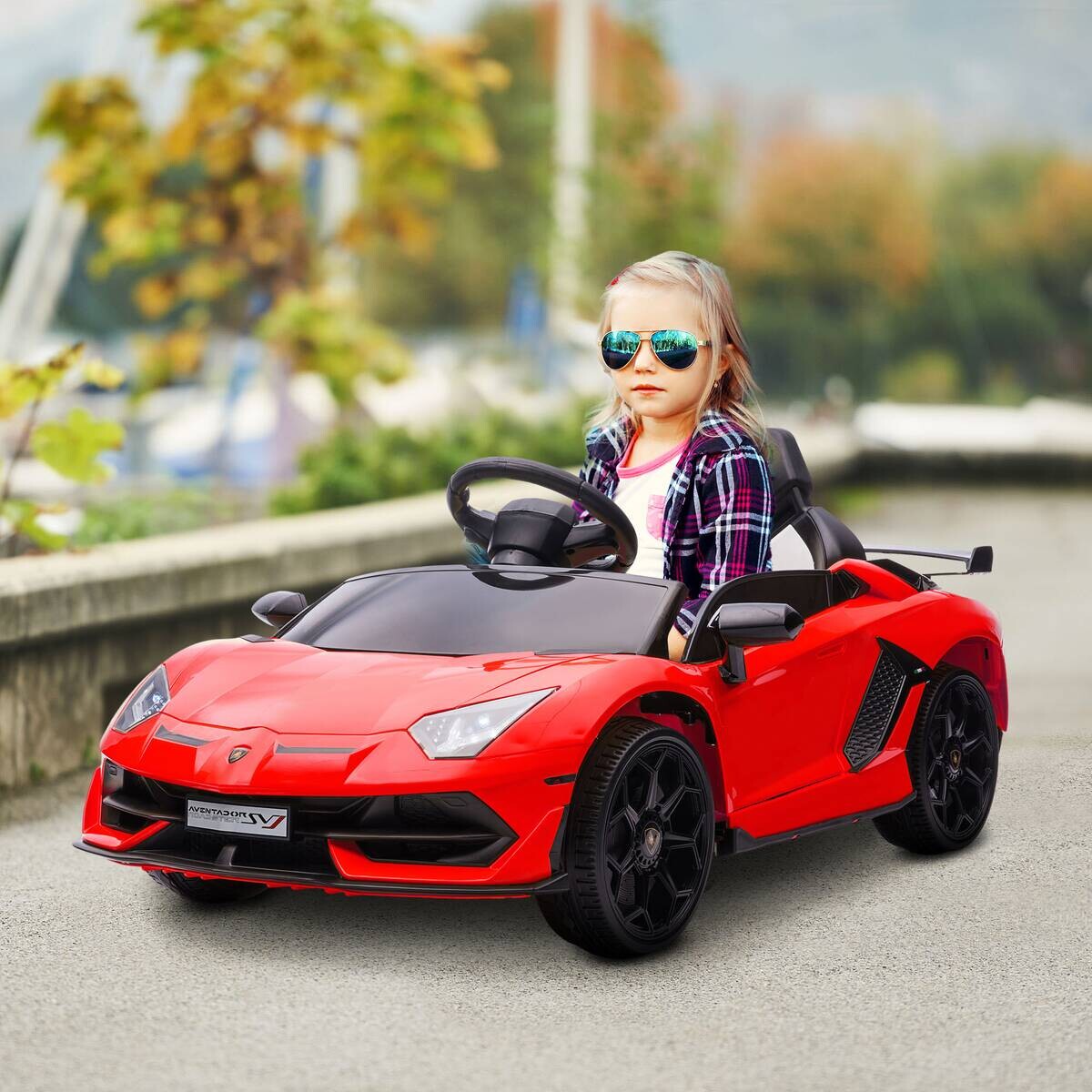 HOMCOM Kinderauto rot B/H/L: ca. 63x107,5x42 cm
