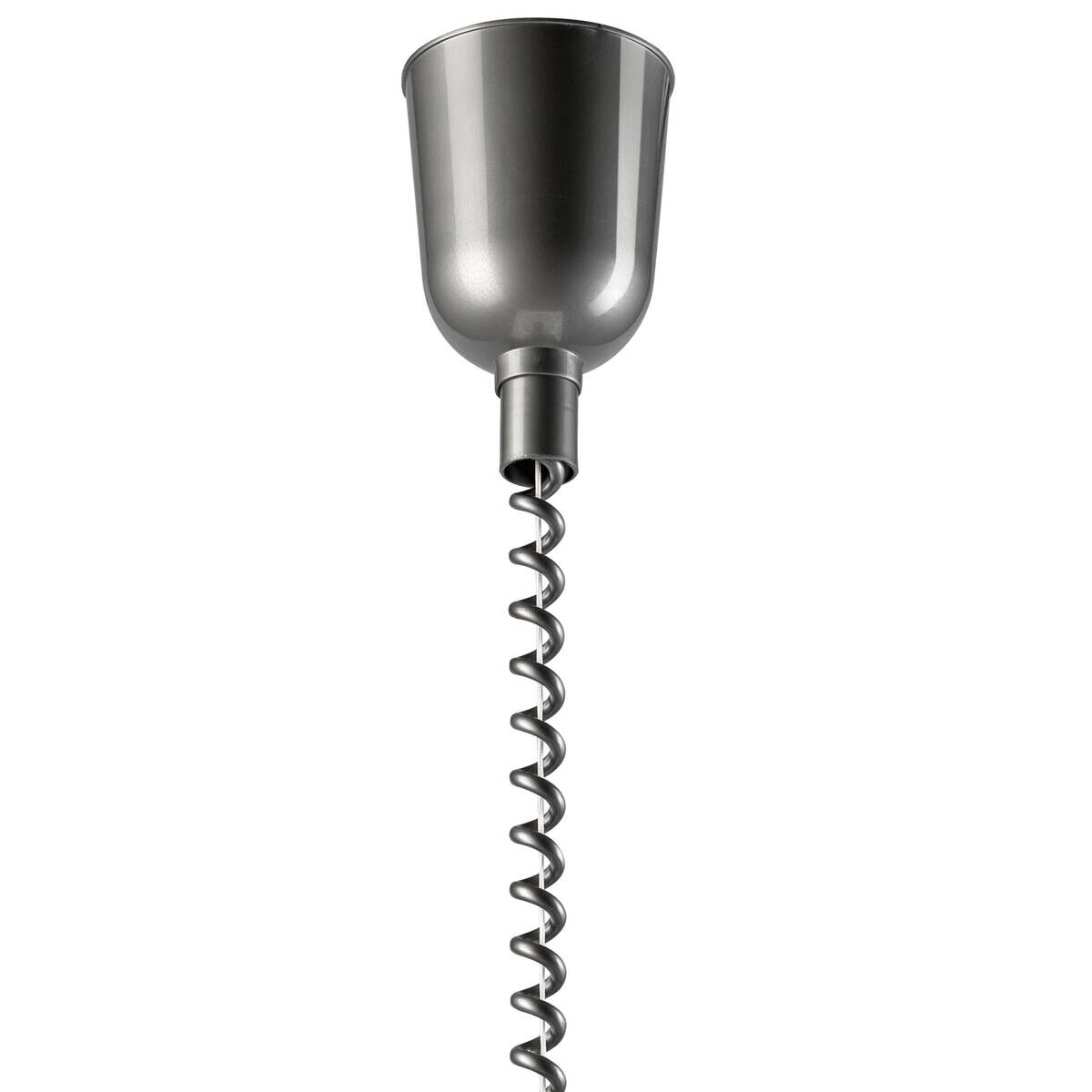 Lamkur Deckenleuchte silber Glas B/H/L: ca. 64x30x64 cm E27 1 Brennstellen