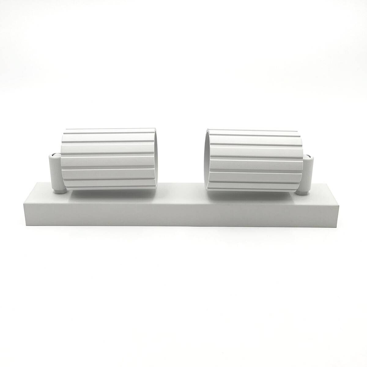 Lamkur Strahler Prisma weiß Stahl B/H/L: ca. 6,5x16,5x30 cm 2 Brennstellen