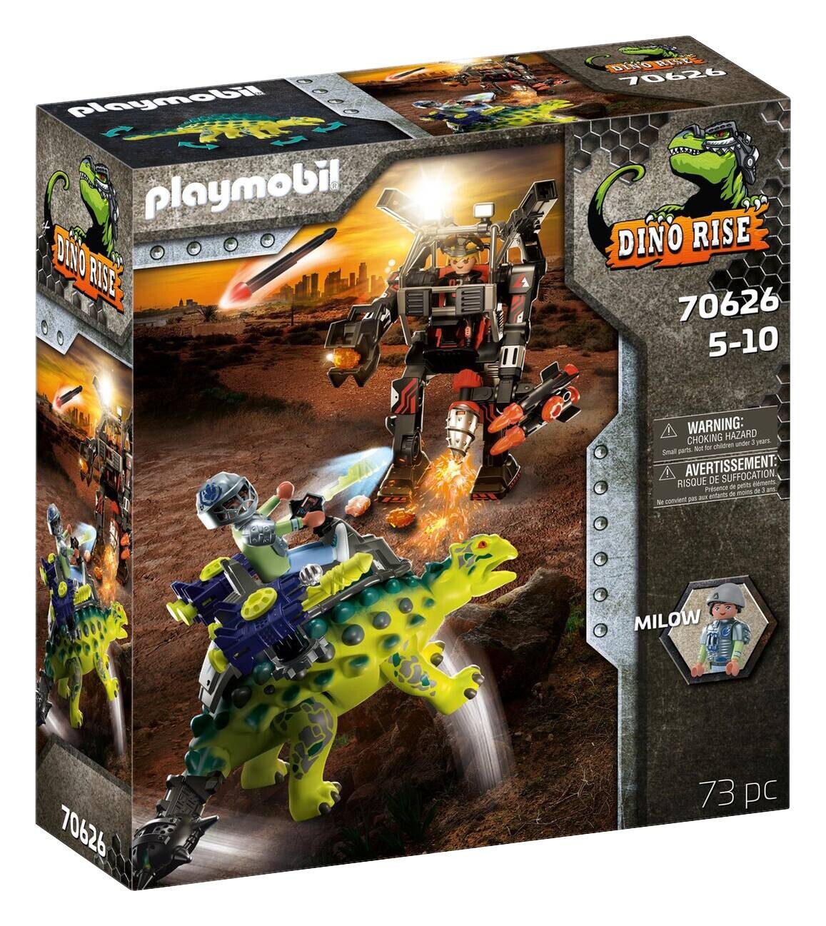 Playmobil Dino Rise Saichania Abwehr des Kampfläufers 70626