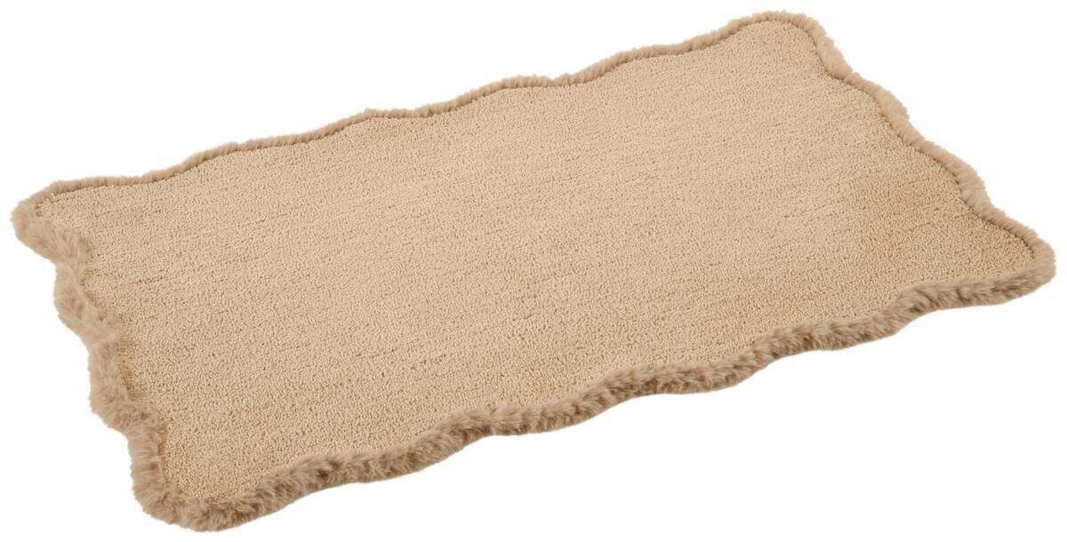 POCOline Badematte Rabbit taupe Polyester B/L: ca. 50x80 cm