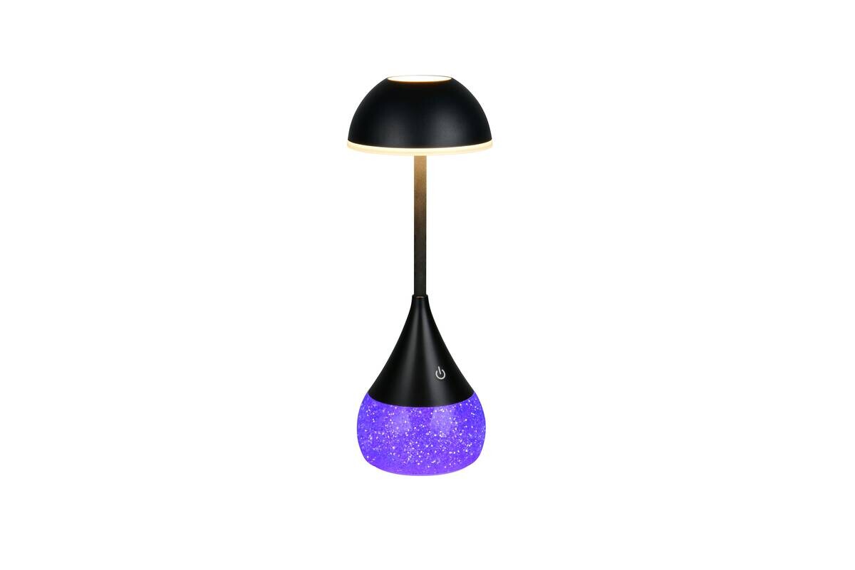 Reality LED-Tischleuchte Tembo schwarz Kunststoff B/L: ca. 11x28,3 cm