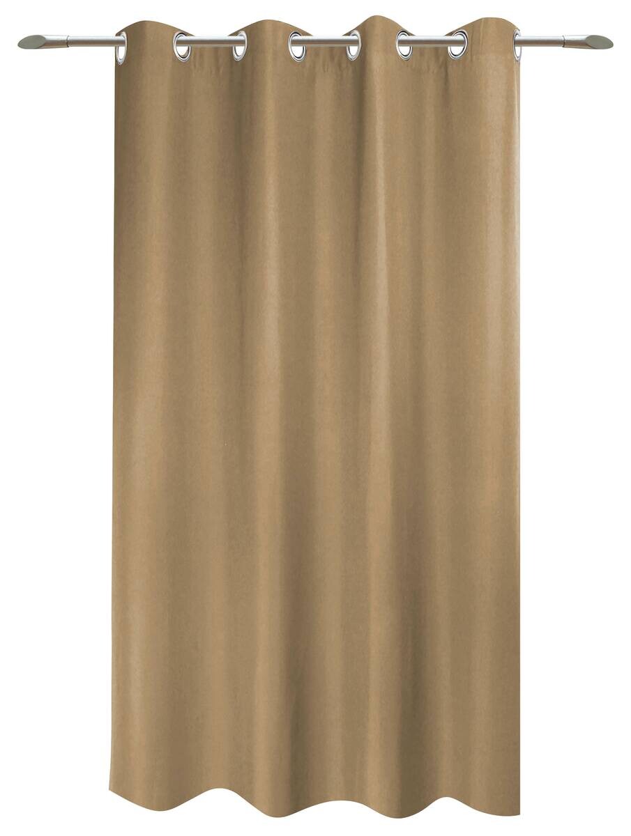POCOline Ösenvorhang Sorrento Mocha Mousse B/L: ca. 140x175 cm