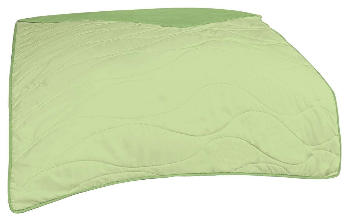 Steppbett grün 100% Polyester B/L: ca. 135x200 cm