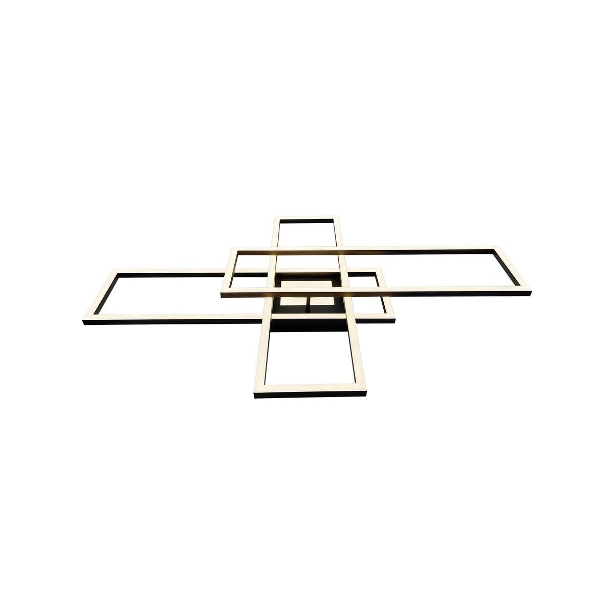POCOline LED-Deckenleuchte Yara schwarz Kunststoff Metall B/H/L: ca. 69,4x11,5x99,2 cm