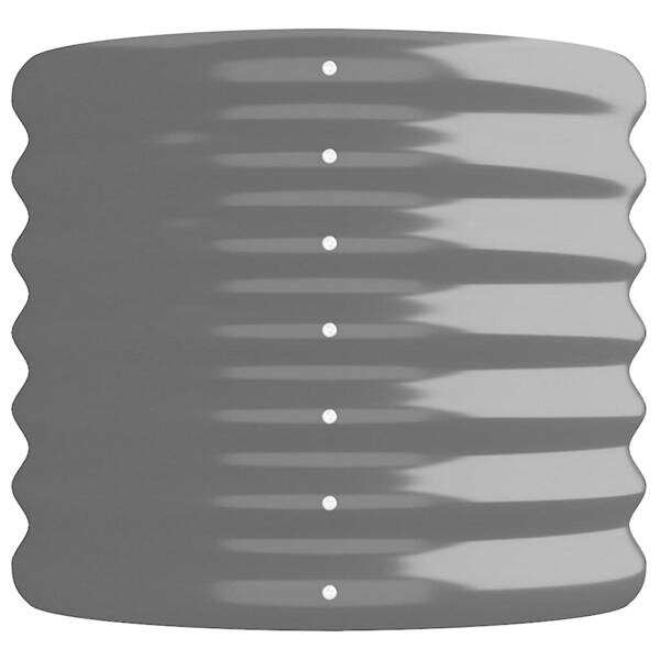 Hochbeet anthrazit Stahl B/H/L: ca. 332x36x332 cm