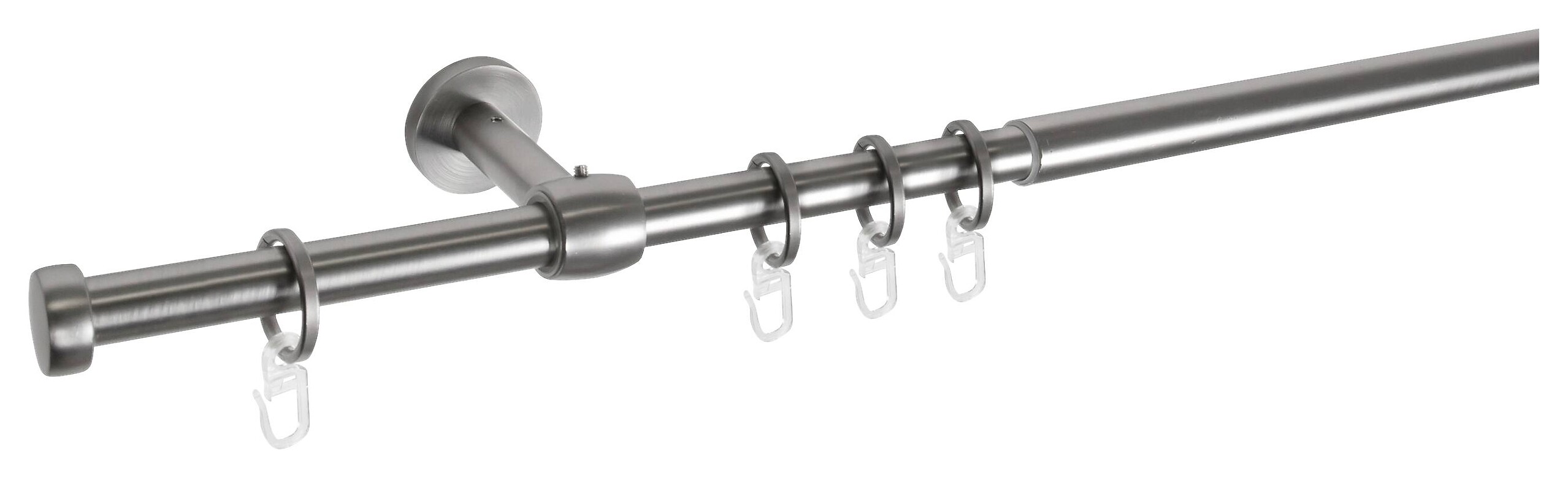 ondeco Stilgarnituren cap-noble Edelstahloptik Metall ausziehbar von ca. 120 bis 210 cm 1.0 Läufe