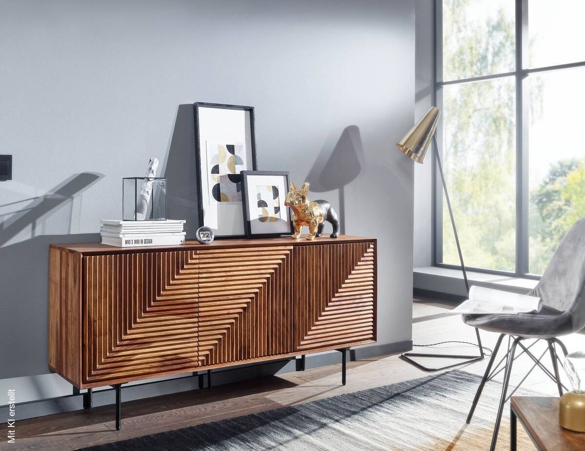 Sideboard rosenholz Nachbildung B/H/T: ca. 148x72x40 cm