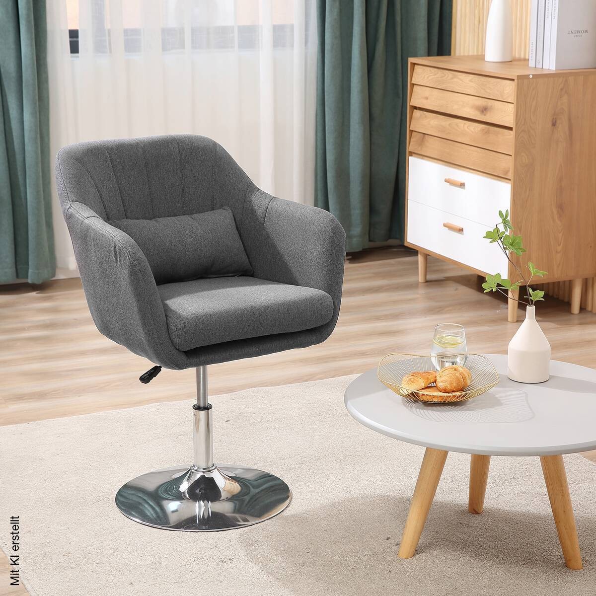 Hocker 833-757V01CG dunkelgrau